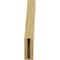 Ekena Millwork 3-inch W x 16-inch D x 22-inch H Burlington Rough Cedar Woodgrain TimberThane Knee Brace, Primed BRCUR03X16X22BURRCPR - alternate 4